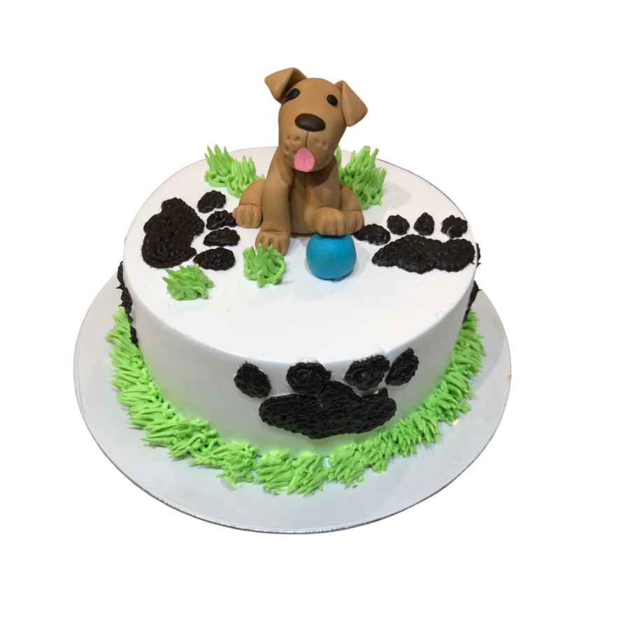 (381) Dog Paw Pet Cake